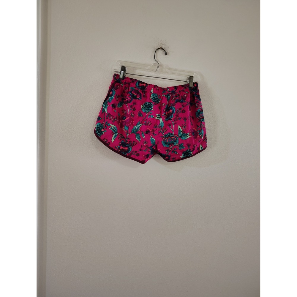 Old Navy Active Go-Dry Pink Floral Running Shorts Womens Small Magenta Workout